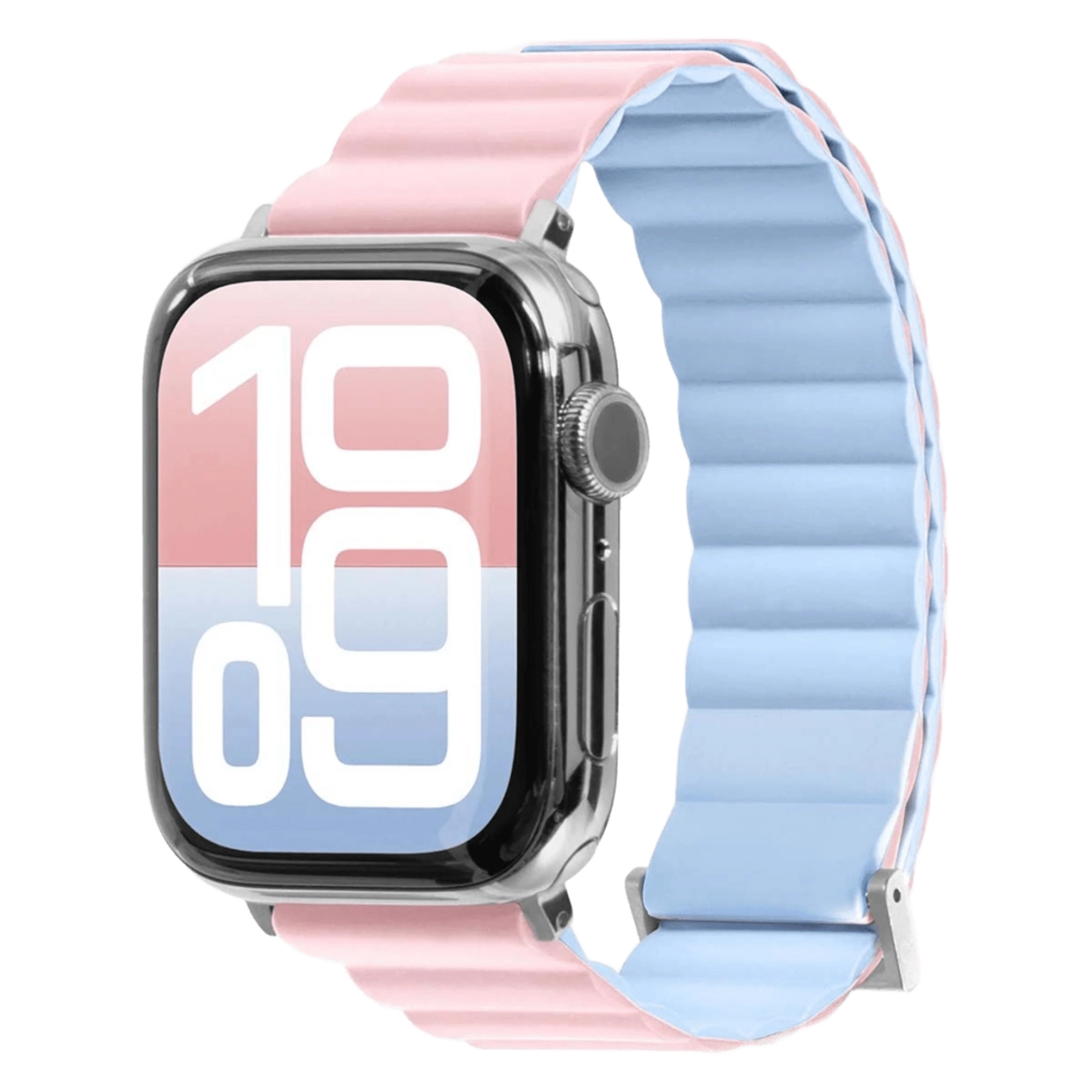 Ремешок LAUT NOVI SPORT FlexColor Watch Strap for Apple Watch Series 4-10 & SE & ULTRA 49/46/45/44mm - CandyPink/BabyBlue (L_AWL_NS_CP)