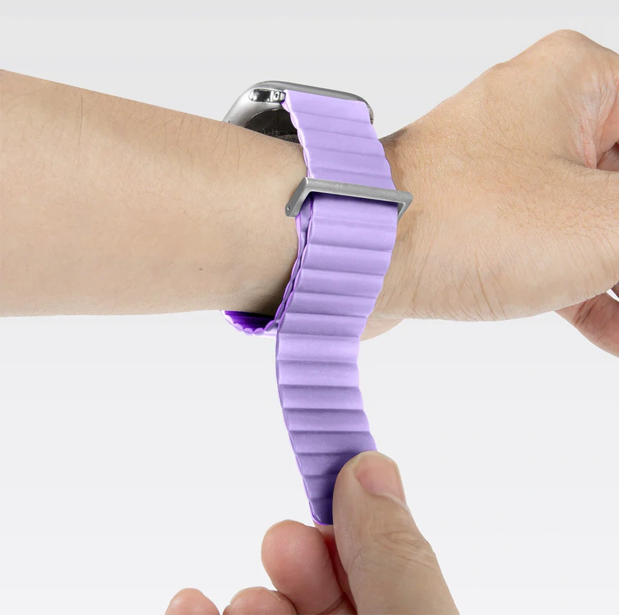 Ремешок LAUT NOVI SPORT FlexColor Watch Strap for Apple Watch Series 4-10 & SE & ULTRA 49/46/45/44mm - Violet/Lavender (L_AWL_NS_PU)