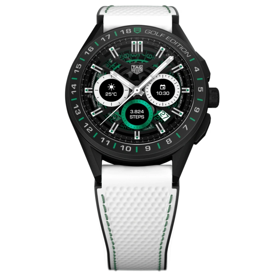 Смарт-годинник TAG Heuer CONNECTED Calibre E3 Golf Edition - 45 mm (SBG8A82.EB0206)