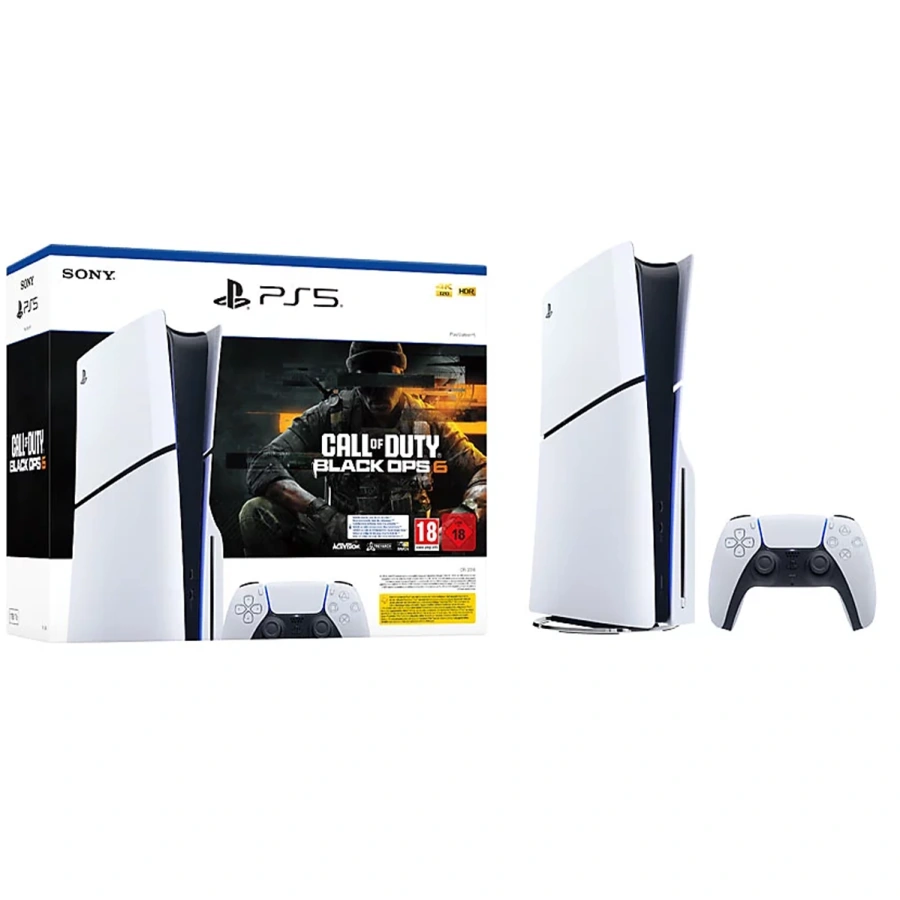Стаціонарна ігрова приставка Sony PlayStation 5 Slim Blu-Ray 1TB - Call of Duty: Black Ops 6 Bundle (1000049598, 1000049595)
