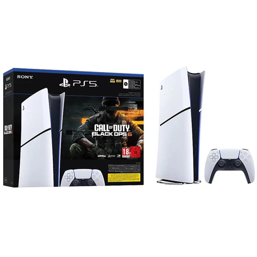 Стаціонарна ігрова приставка Sony PlayStation 5 Slim Digital Edition 1TB - Call of Duty: Black Ops 6 Bundle (1000049158)