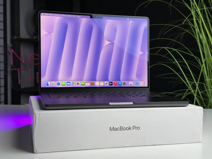 ВІТРИННИЙ Apple MacBook Pro 14" M4/10CPU/10GPU/16GB/512GB Space Black 2024 (MW2U3) - Стан: ідеальний | Акумулятор: 100% | Комплектація: повний | Гарантія: 1 міс.