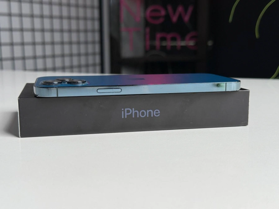 ВЖИВАНИЙ iPhone 12 Pro Max Dual Sim 512GB Pacific Blue (MGCE3) | Стан: задовільний (мінялось скло) | Акумулятор: 85% | Гарантія: 1 місяць | Комплект: повний