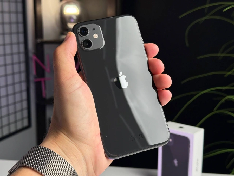 ВЖИВАНИЙ Apple iPhone 11 128GB Black (MWLE2) Full Box - Стан: гарний | Акумулятор: 100% | Комплектація: повний | Гарантія: 1 міс.