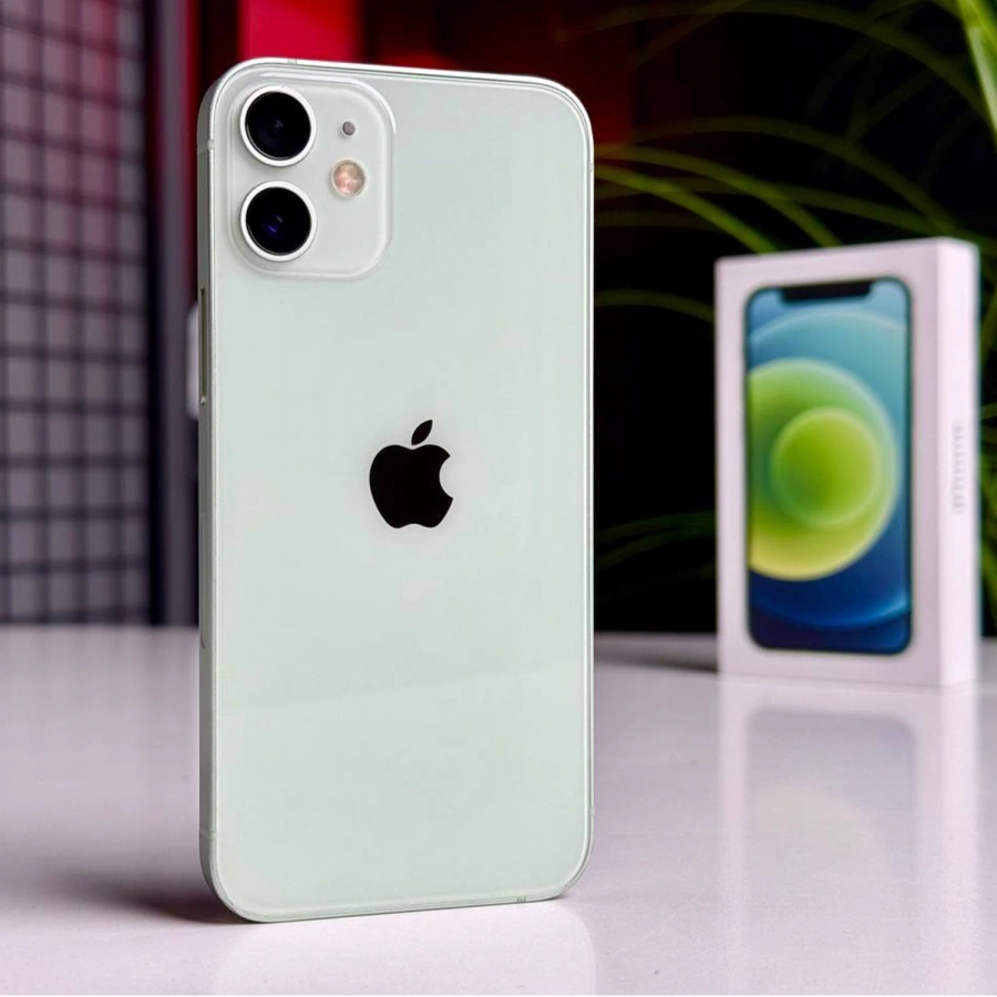 ВЖИВАНИЙ iPhone 12 Mini 64GB Green (MG8K3, MGE23) | Стан: задовільний | Акумулятор: 100% | Гарантія: 1 місяць | Комплект: повний