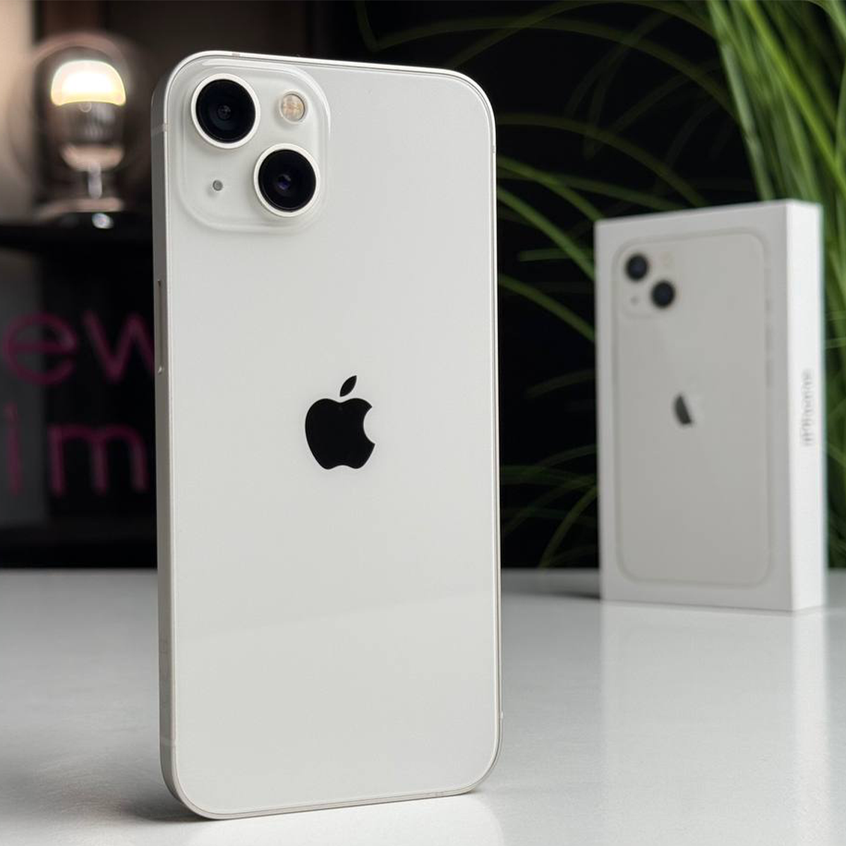 Б/У Apple iPhone 13 256GB Starlight (MLMX3, MLQ73) - Состояние: идеальный | Аккумулятор: 86% | Комплектация: полный | Гарантія: 1 мес.