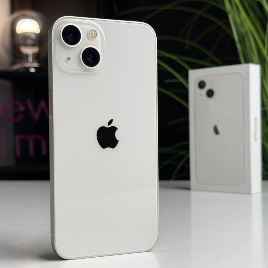 ВЖИВАНИЙ Apple iPhone 13 256GB Starlight (MLMX3, MLQ73) - Стан: ідеальний | Акумулятор: 86% | Комплектація: повний | Гарантія: 1 міс.