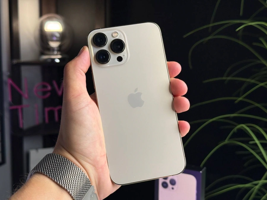 ВЖИВАНИЙ Apple iPhone 13 Pro Max 128GB Gold (MLKN3, MLL83) - Стан: гарний | Акумулятор: 100% | Комплектація: повний | Гарантія: 1 міс.