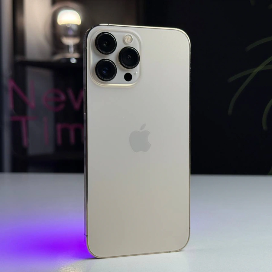 ВЖИВАНИЙ Apple iPhone 13 Pro Max 256GB Gold (MLKU3, MLLD3) - Стан: гарний | Акумулятор: 100% | Комплектація: iPhone, кабель | Гарантія: 1 міс.