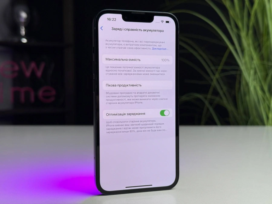 ВЖИВАНИЙ Apple iPhone 14 256GB Midnight (MPVX3) - Стан: гарний | Акумулятор: 100% | Комплектація: кабель | Гарантія: 1 міс.