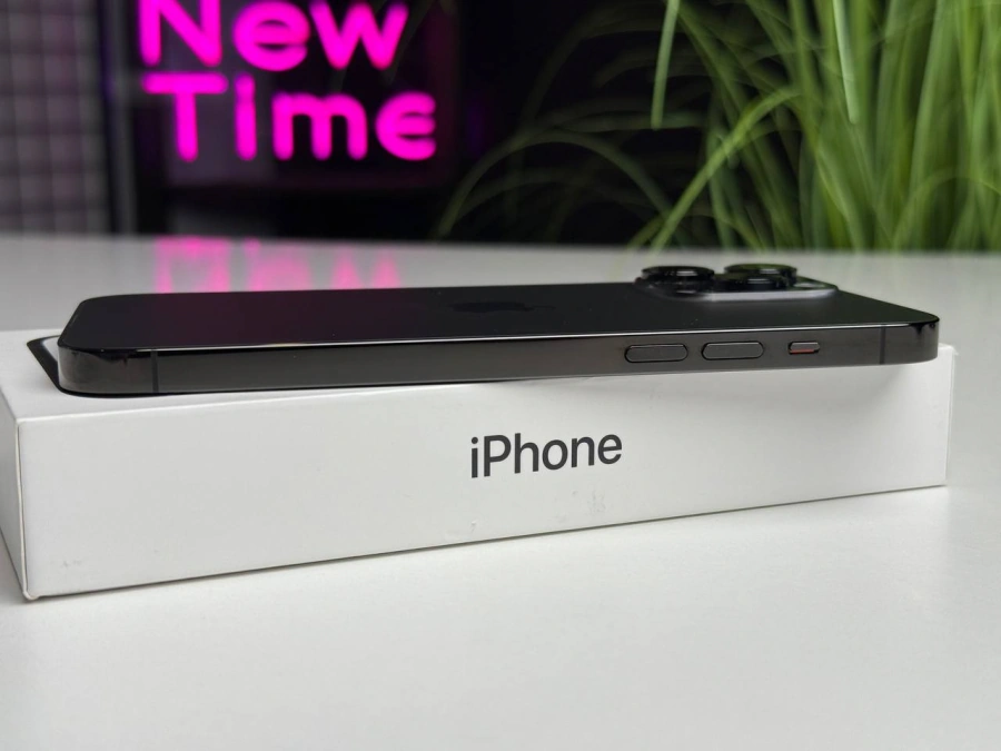 ВЖИВАНИЙ Apple iPhone 14 Pro Max 128GB Space Black eSim (MQ8N3) - Стан: гарний | Акумулятор: 88% | Комплектація: повний | Гарантія: 1 міс.