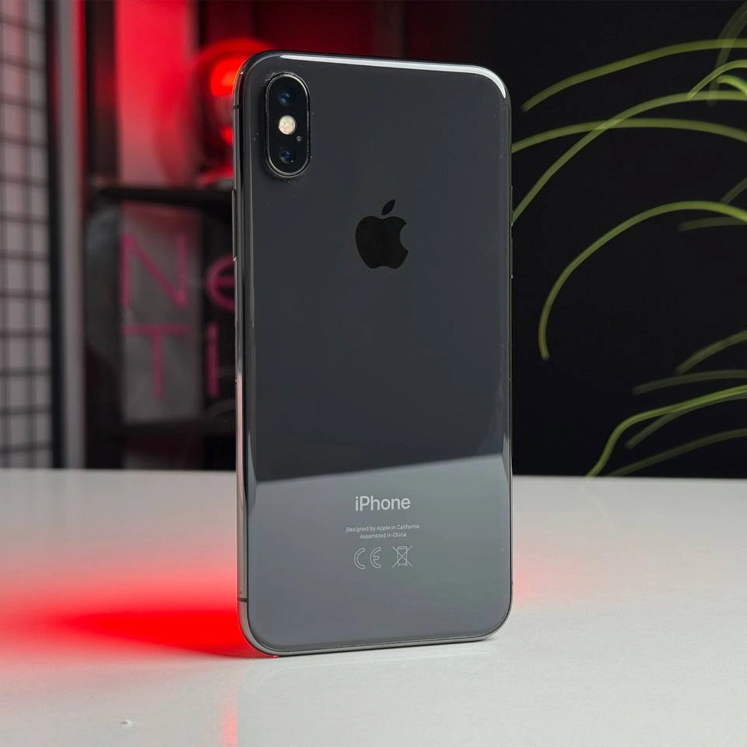 ВЖИВАНИЙ iPhone X 64GB Space Gray (MQAC2) | Стан: задовільний (дисплей копія) | Акумулятор: 100% | Гарантія: 1 місяць | Комплект: кабель