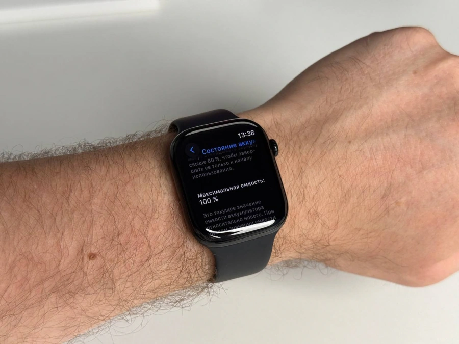 Apple Watch Series 10 GPS 46mm Jet Black Aluminum Case with Black Sport Band - M/L (MWWQ3) | Стан: ідеальний | Акумулятор: 100% | Гарантія: 1 місяць | Комплект: повний