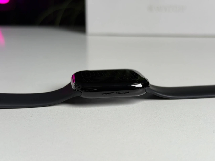 Apple Watch Series 10 GPS 46mm Jet Black Aluminum Case with Black Sport Band - M/L (MWWQ3) | Стан: ідеальний | Акумулятор: 100% | Гарантія: 1 місяць | Комплект: повний