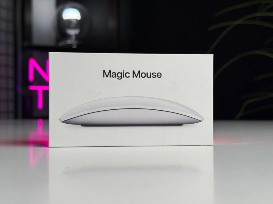 ВЖИВАНИЙ Миша Apple Magic Mouse [Lightning] - White Multi-Touch Surface (MK2E3) - Стан: гарний | Акумулятор: 100% | Комплектація: повний | Гарантія: 3 міс.