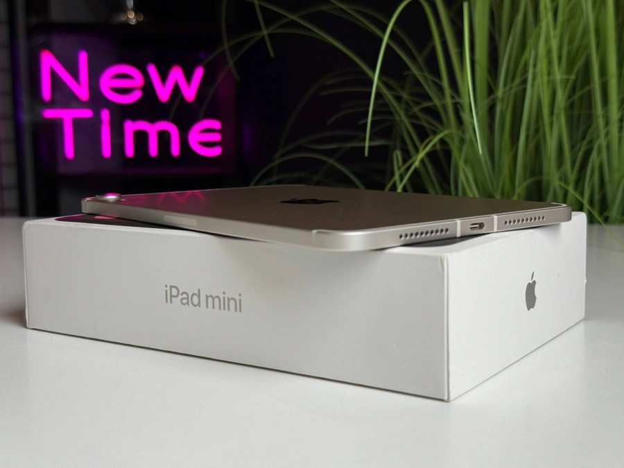 ВІТРИННИЙ Планшет Apple iPad mini 7 Wi-Fi + Cellular 128GB Starlight (MXPQ3) | Стан: ідеальний | Акумулятор: 100% (44 цикли) | Гарантія: 1 місяць | Комплект: повний