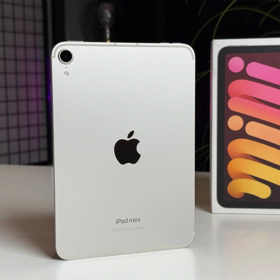 ВІТРИННИЙ Планшет Apple iPad mini 7 Wi-Fi + Cellular 128GB Starlight (MXPQ3) | Стан: ідеальний | Акумулятор: 100% (44 цикли) | Гарантія: 1 місяць | Комплект: повний