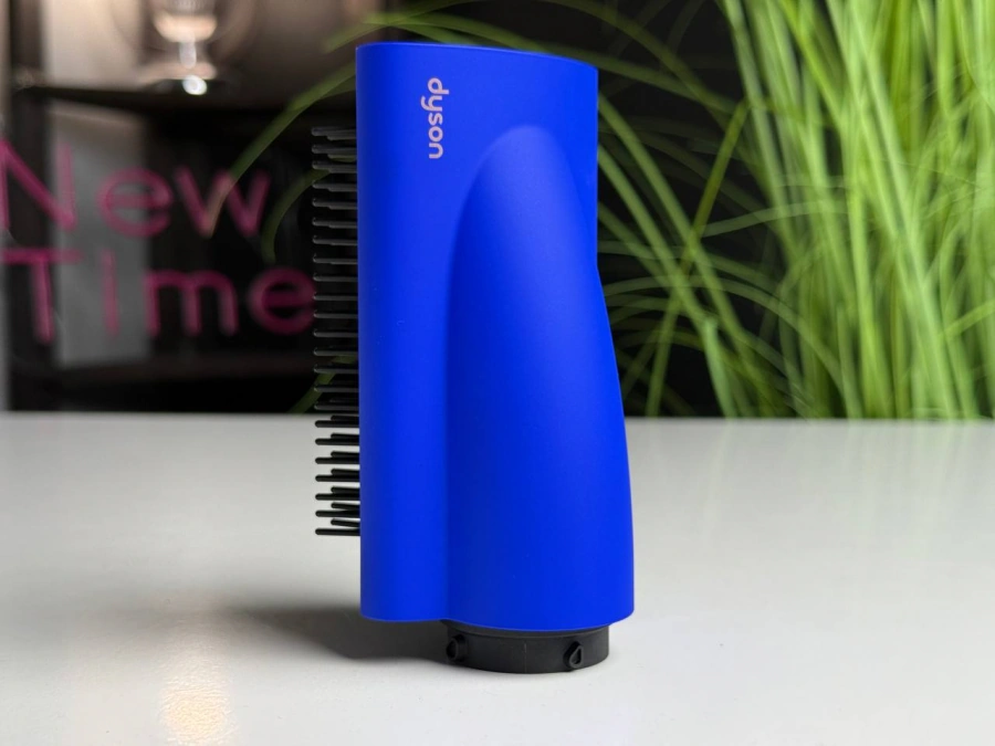 Жесткая разглаживающая щетка Dyson Airwrap Blue/Pink