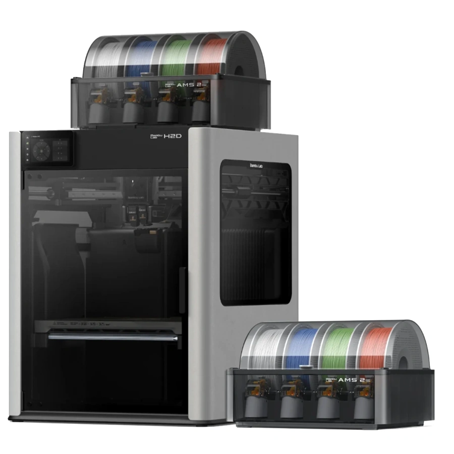 3D-принтер Bambu Lab H2D [Dual AMS 2 Pro Bundle] (PF003-D+SA007+SA007-EU)