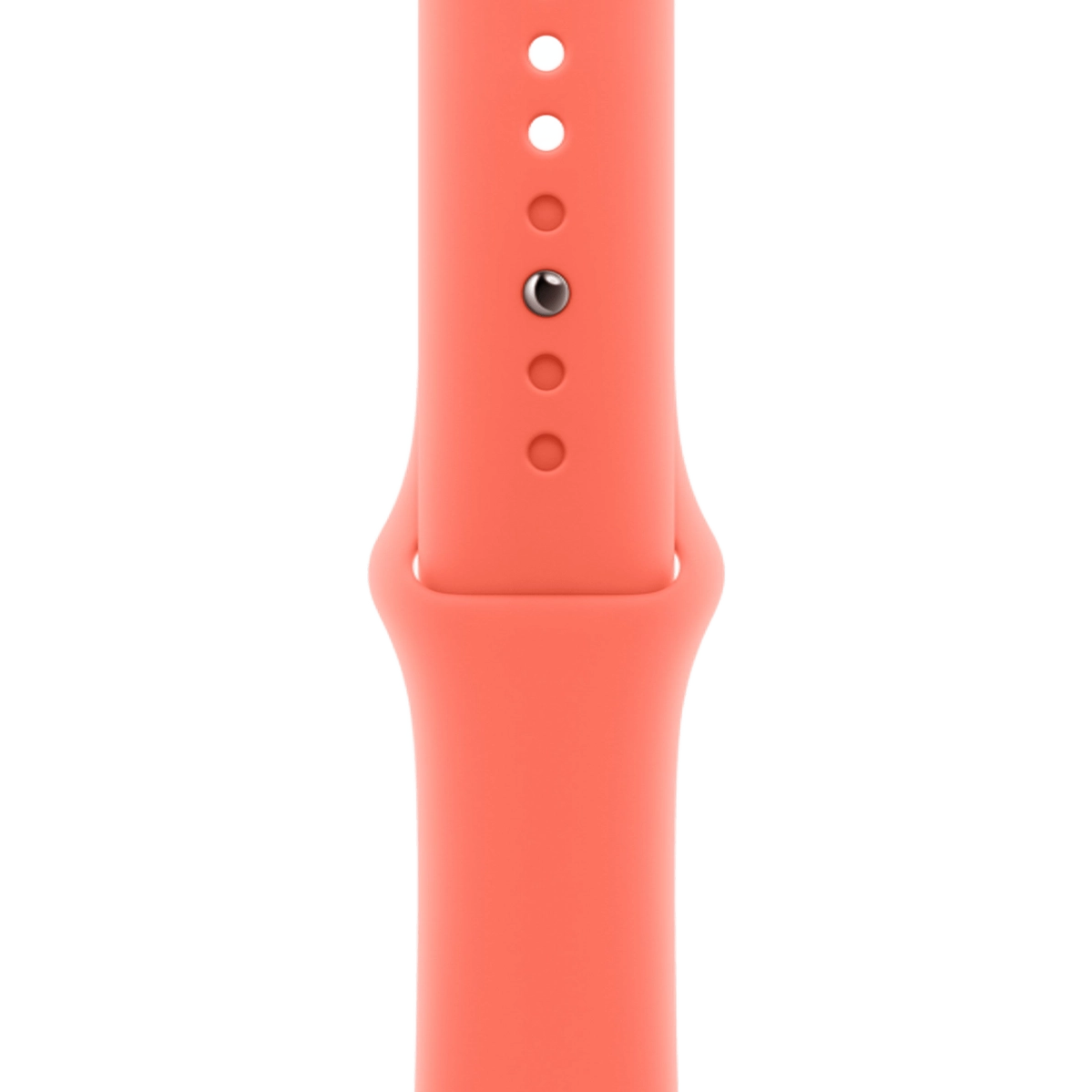 Apple Watch Series 10 GPS + Cellular 42mm Slate Titanium Case with Tangerine Sport Band - S/M (MX0M3+MDRY4)