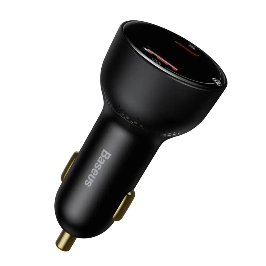 Автомобильное зарядное устройство Baseus Superme Digital Display PPS Dual Quick Charger Car Charger 100W Black (CCZX-01)