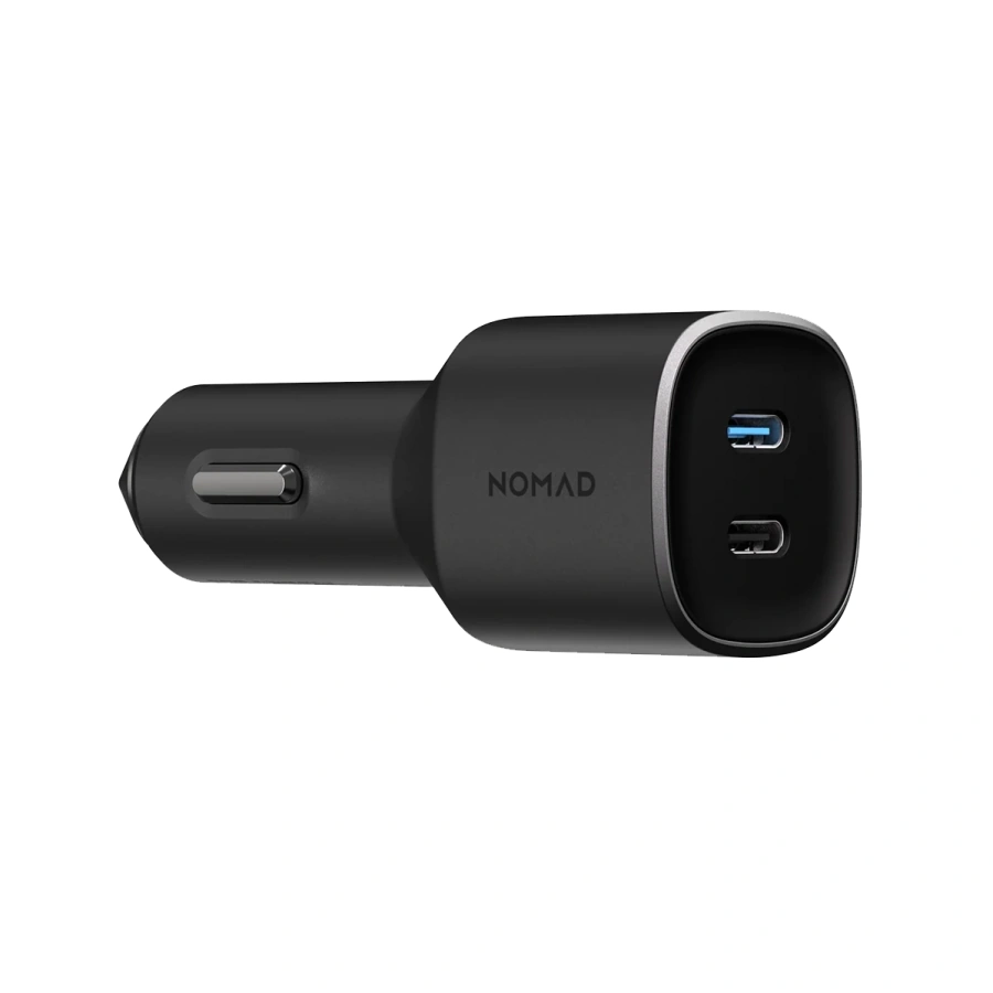 Автомобильное зарядное устройство Nomad Dual Port USB-C 70W Car Charger - Black (NM01895985)
