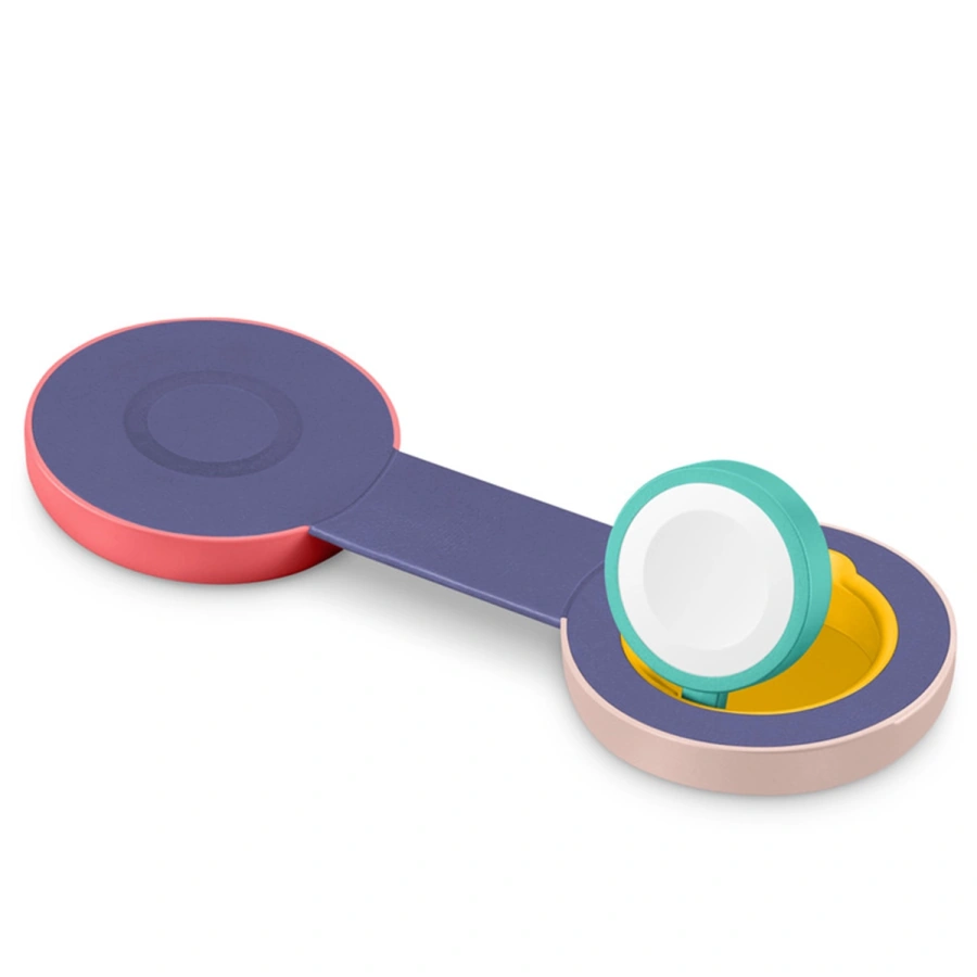 Бездротовий зарядний пристрій Twelve South ButterFly SE 2-in-1 USB-C Qi2 Travel Charger - Coral (HS6D2, TS-2532)