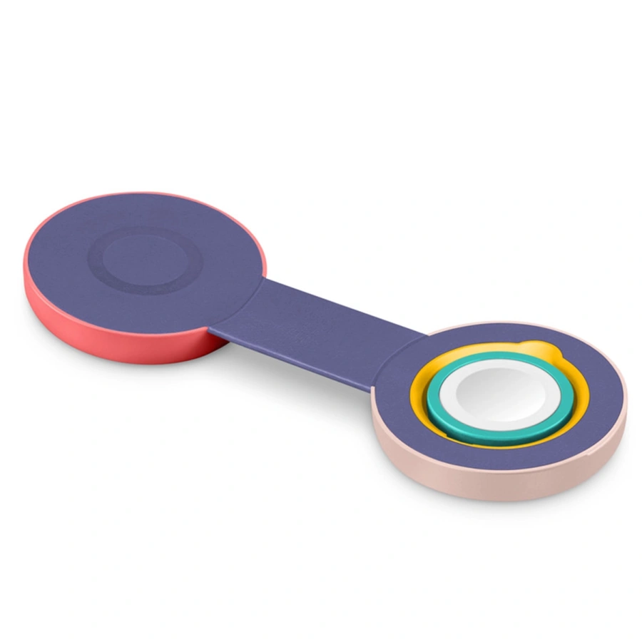 Бездротовий зарядний пристрій Twelve South ButterFly SE 2-in-1 USB-C Qi2 Travel Charger - Coral (HS6D2, TS-2532)