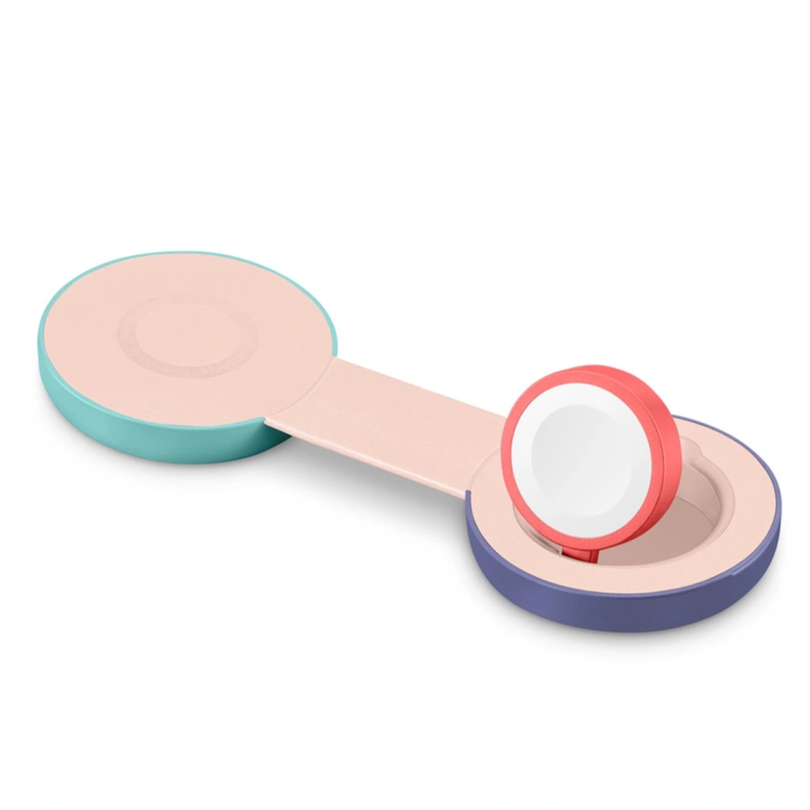 Бездротовий зарядний пристрій Twelve South ButterFly SE 2-in-1 USB-C Qi2 Travel Charger - Teal (TS-2531, HS5W2)