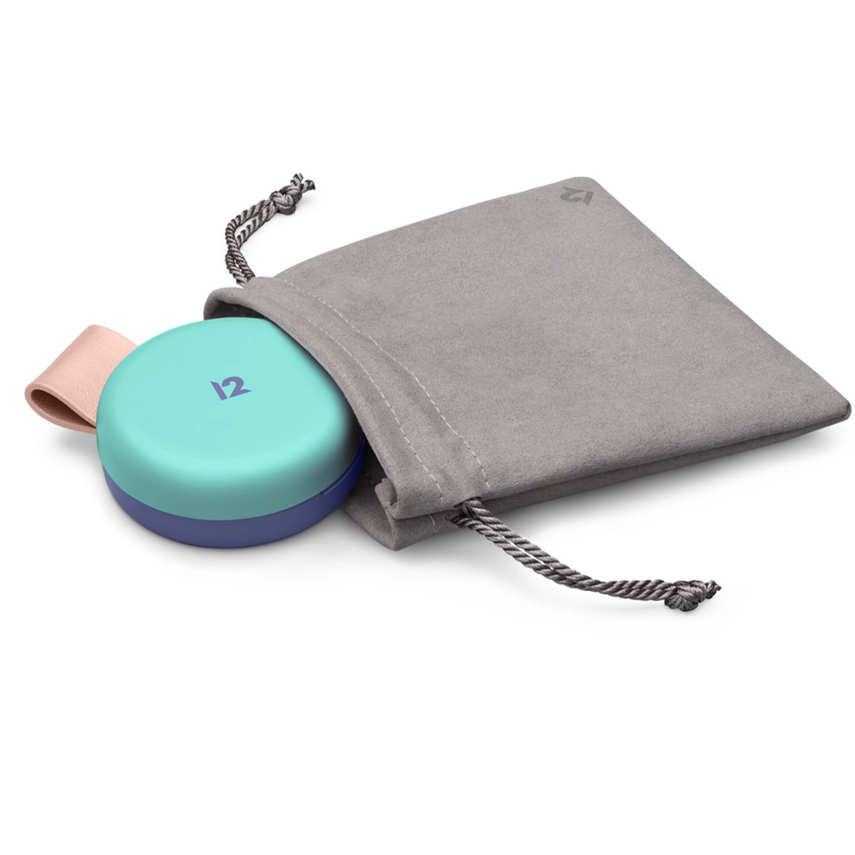 Беспроводное зарядное устройство Twelve South ButterFly SE 2-in-1 USB-C Qi2 Travel Charger - Teal (TS-2531, HS6D2)
