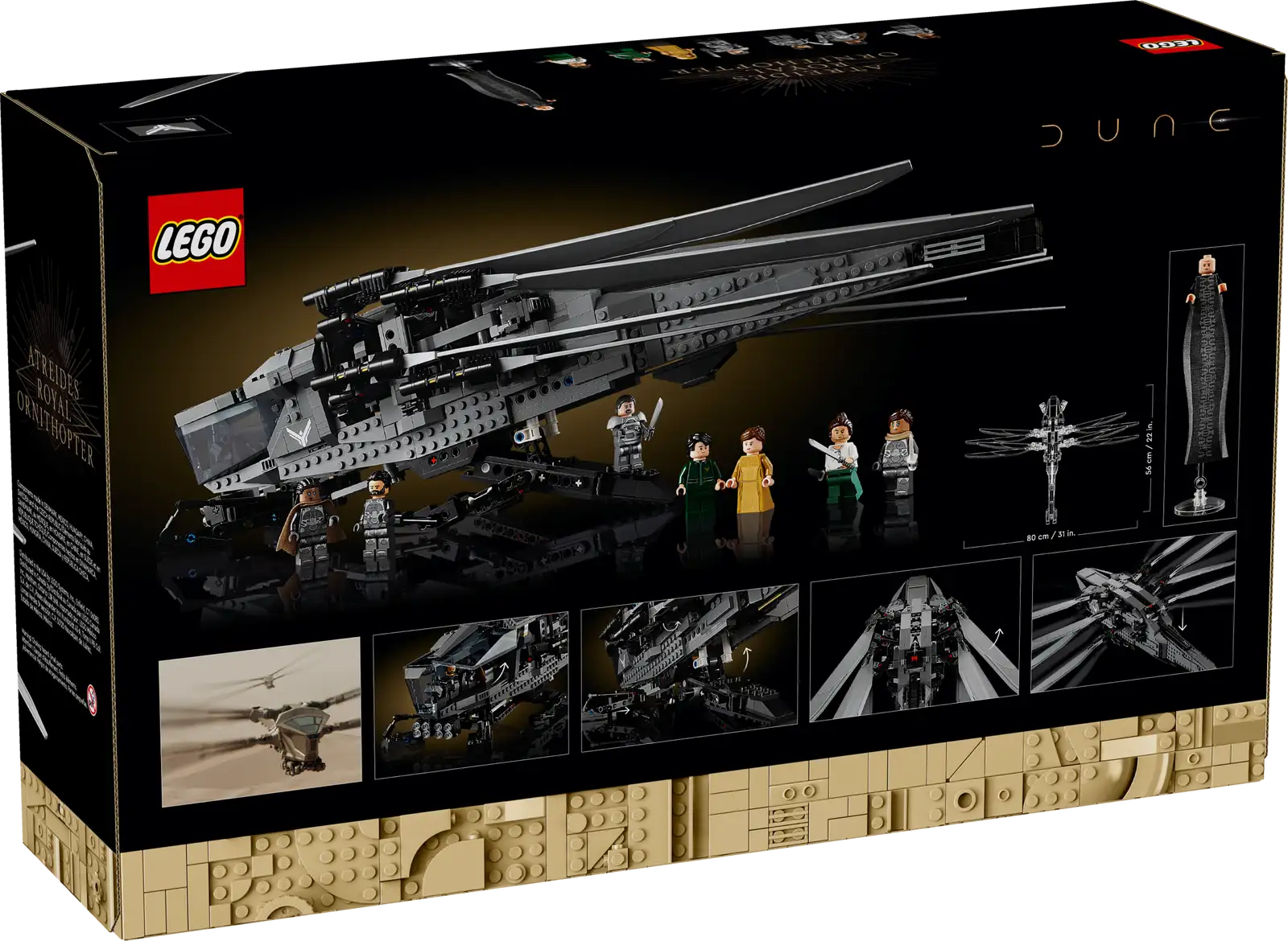 Блоковий конструктор LEGO Icons Дюна: Королівський орнітоптер Атрідів (10327)