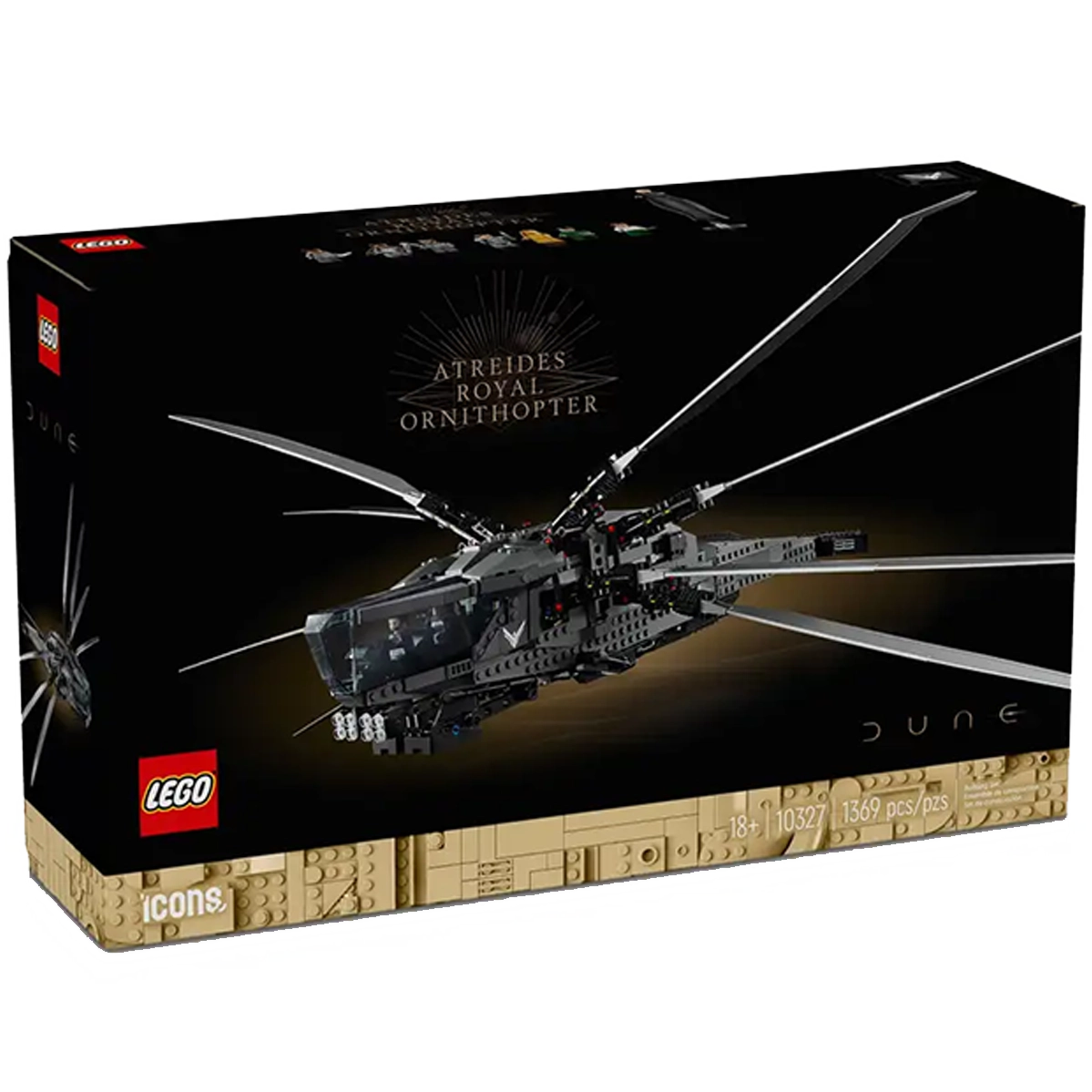 Блоковий конструктор LEGO Icons Дюна: Королівський орнітоптер Атрідів (10327)
