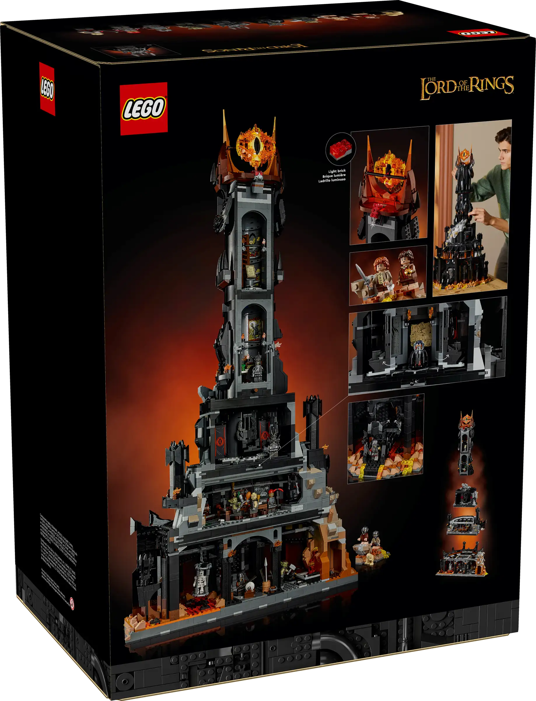 Блоковий конструктор LEGO Icons Володар кілець: Барад-Дур (10333)