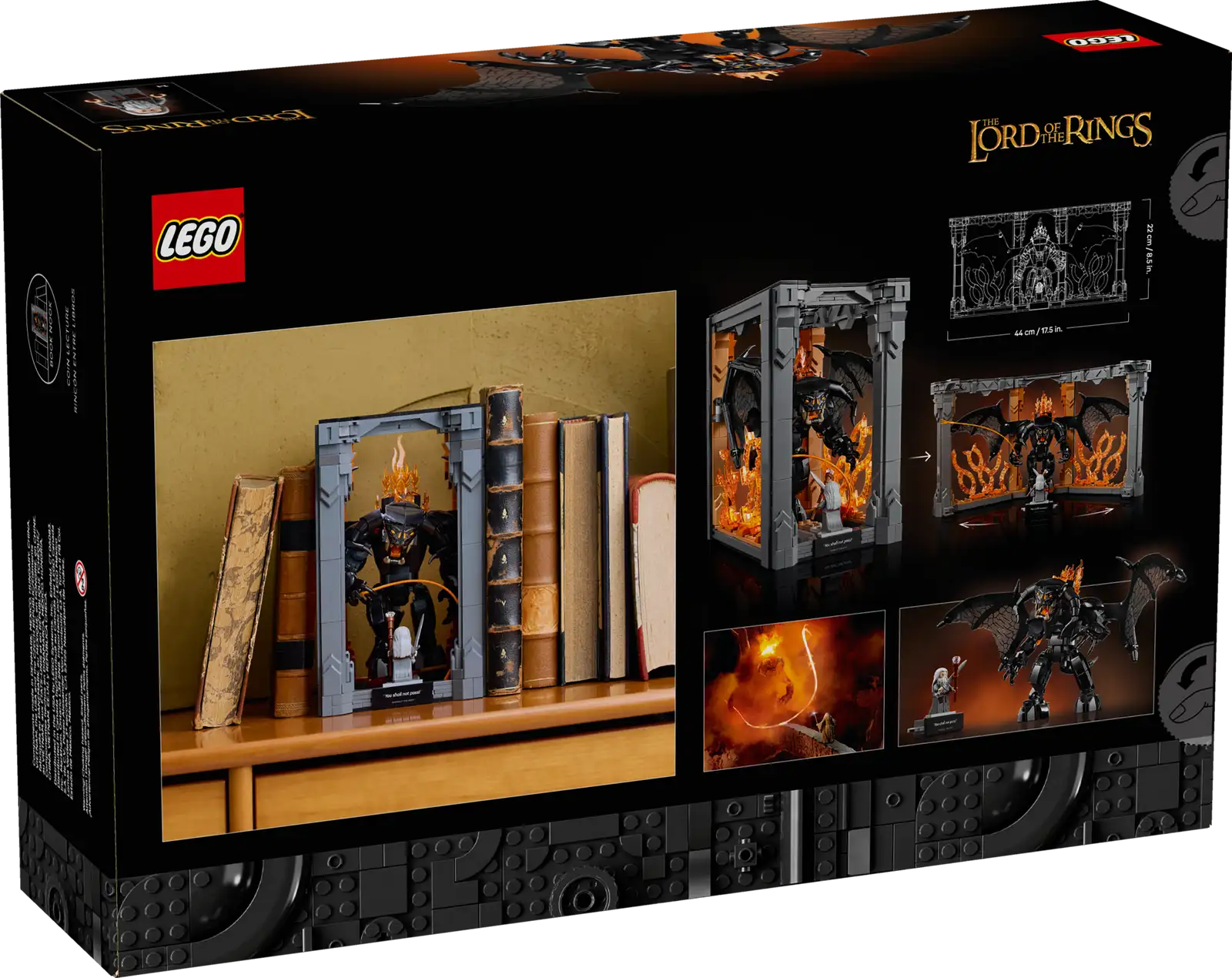 Блоковий конструктор LEGO Icons Володар перснів: Балроґ. Книжковий куточок (10367)