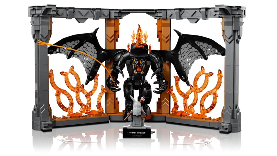 Блоковий конструктор LEGO Icons Володар перснів: Балроґ. Книжковий куточок (10367)