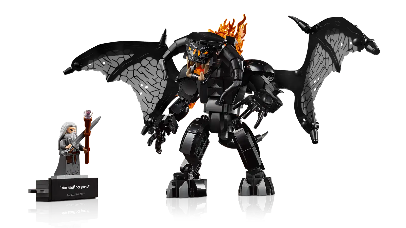 Блоковий конструктор LEGO Icons Володар перснів: Балроґ. Книжковий куточок (10367)