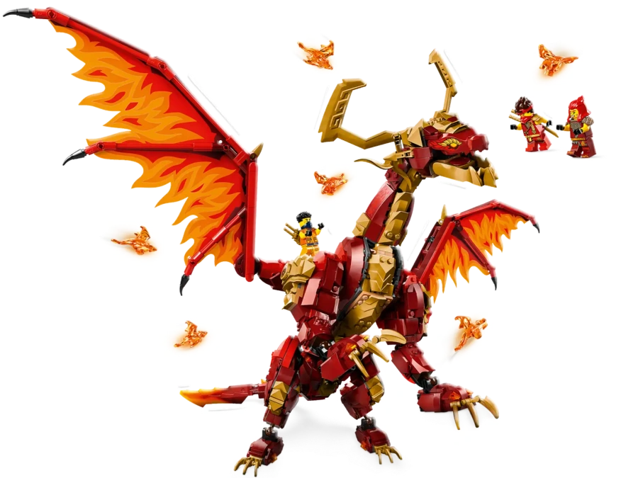 Блоковий конструктор LEGO NINJAGO Першодракон руху (71822)