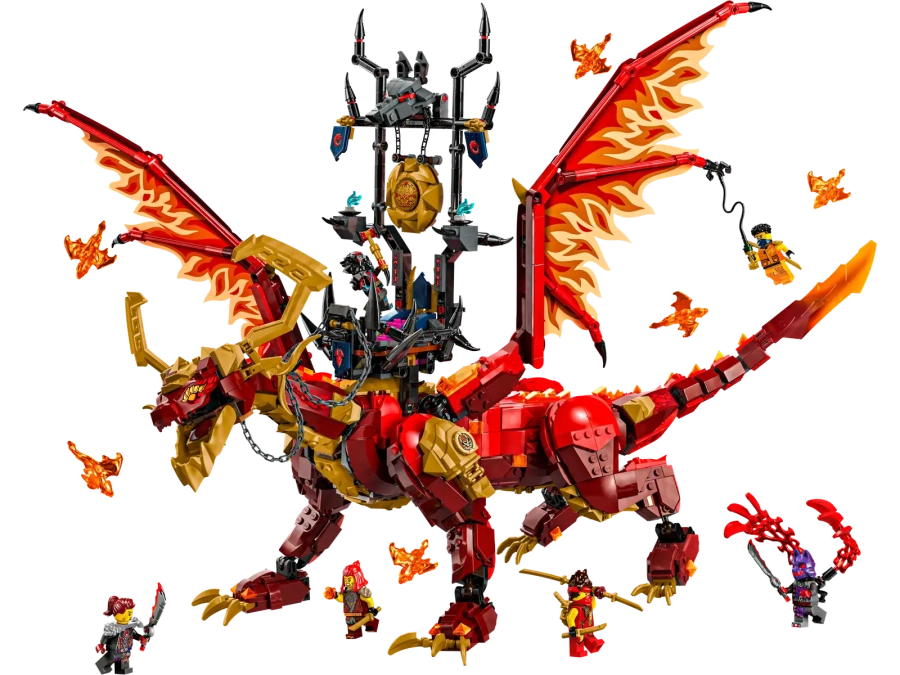 Блоковий конструктор LEGO NINJAGO Першодракон руху (71822)