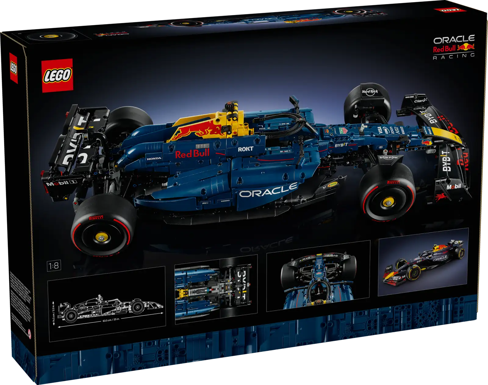 Блоковий конструктор LEGO Technic автомобіль Формули-1 Oracle Red Bull Racing RB20 (42206)