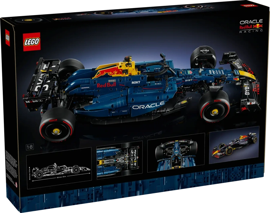 Блоковий конструктор LEGO Technic автомобіль Формули-1 Oracle Red Bull Racing RB20 (42206)