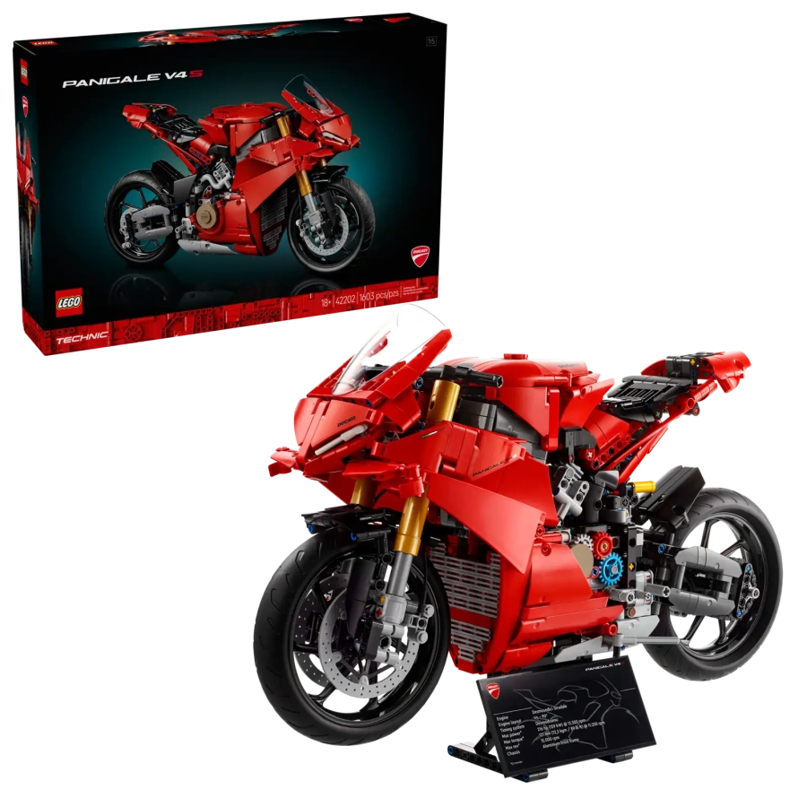Блоковий конструктор LEGO Technic Мотоцикл Ducati Panigale V4 S (42202)