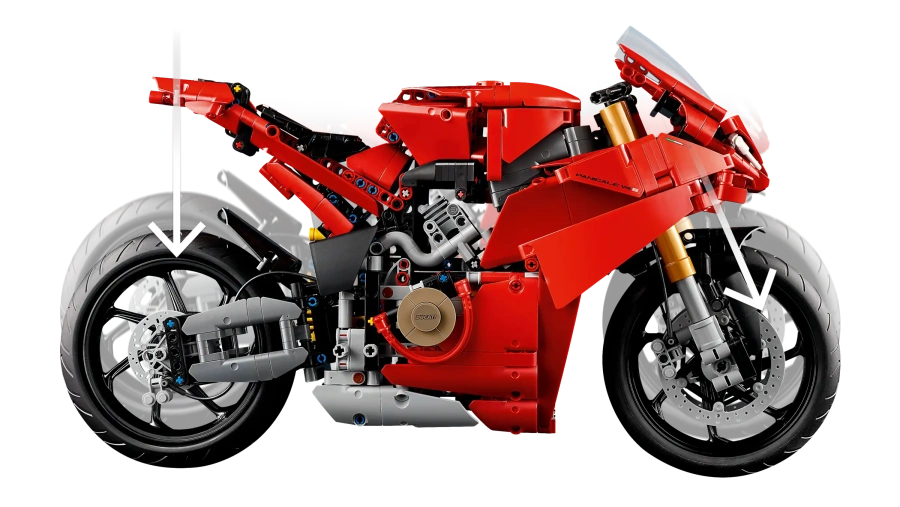Блоковий конструктор LEGO Technic Мотоцикл Ducati Panigale V4 S (42202)