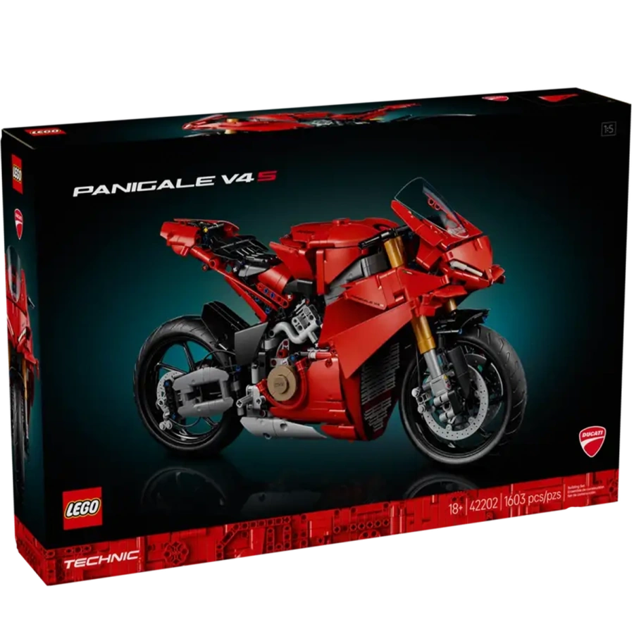 Блоковий конструктор LEGO Technic Мотоцикл Ducati Panigale V4 S (42202)