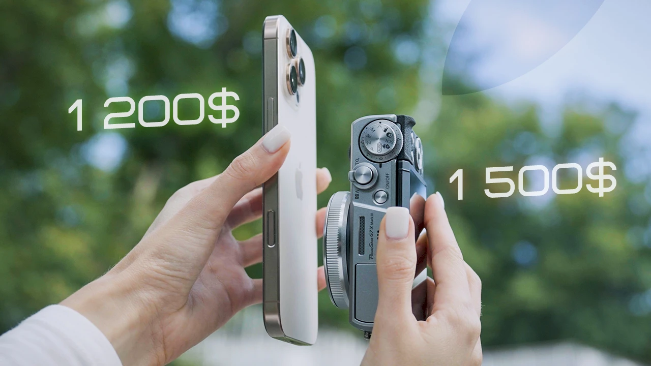 Canon PowerShot G7 X Mark III – компакт для влогера или айфон 16 Pro?