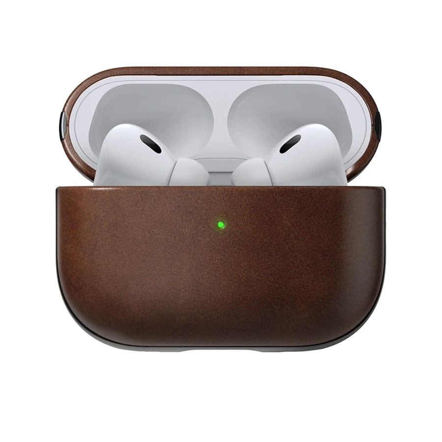 Чохол Nomad Modern Horween Leather Case for Airpods Pro 2nd Gen - Rustic Brown (NM01997085)