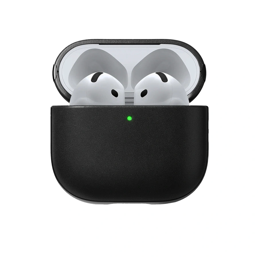 Чехол Nomad Modern Leather Case for Airpods 4th Gen - Black (NM014582858)