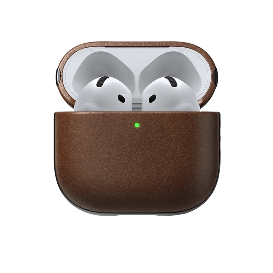 Чехол Nomad Modern Leather Case for Airpods 4th Gen - Brown (NM014599858)