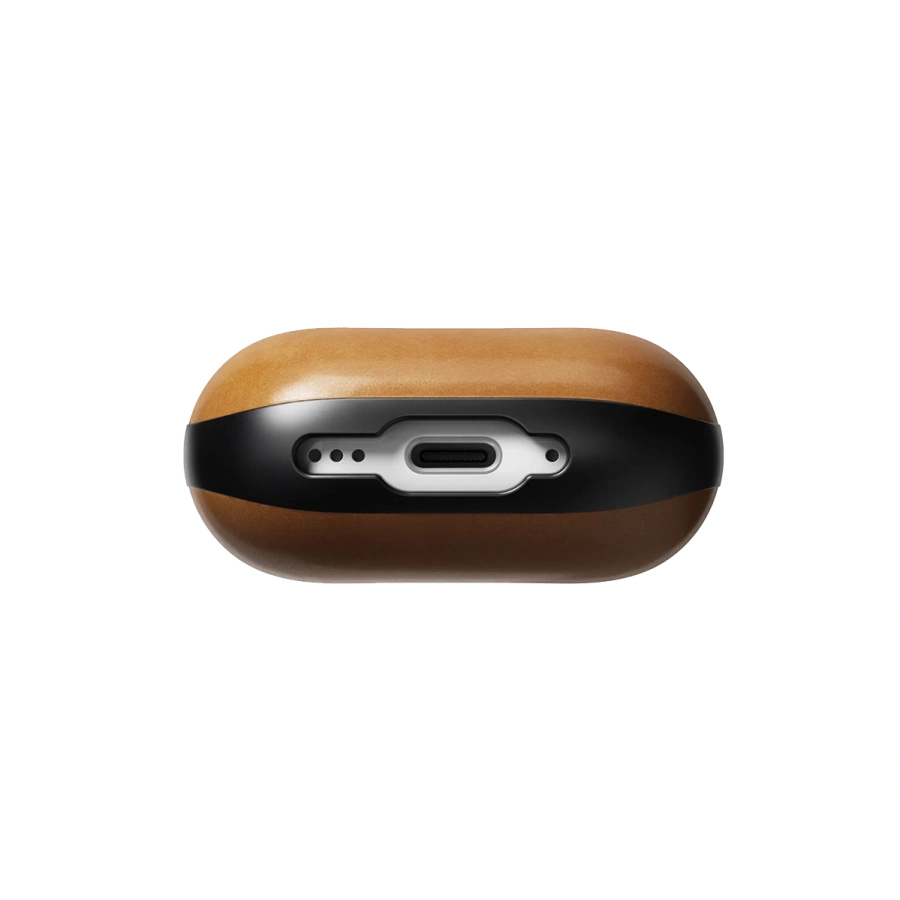 Чехол Nomad Modern Leather Case for Airpods 4th Gen - English Tan (NM014575858)