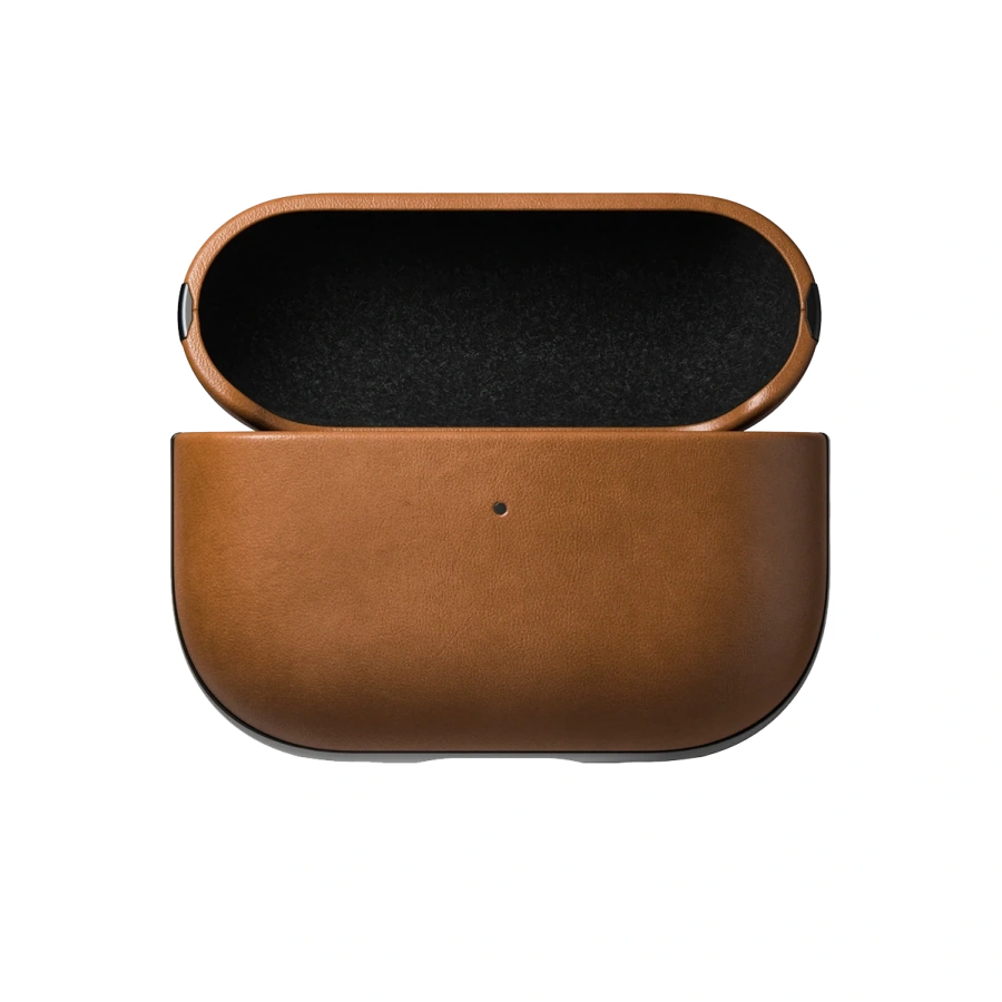Чехол Nomad Modern Leather Case for Airpods 4th Gen - English Tan (NM014575858)