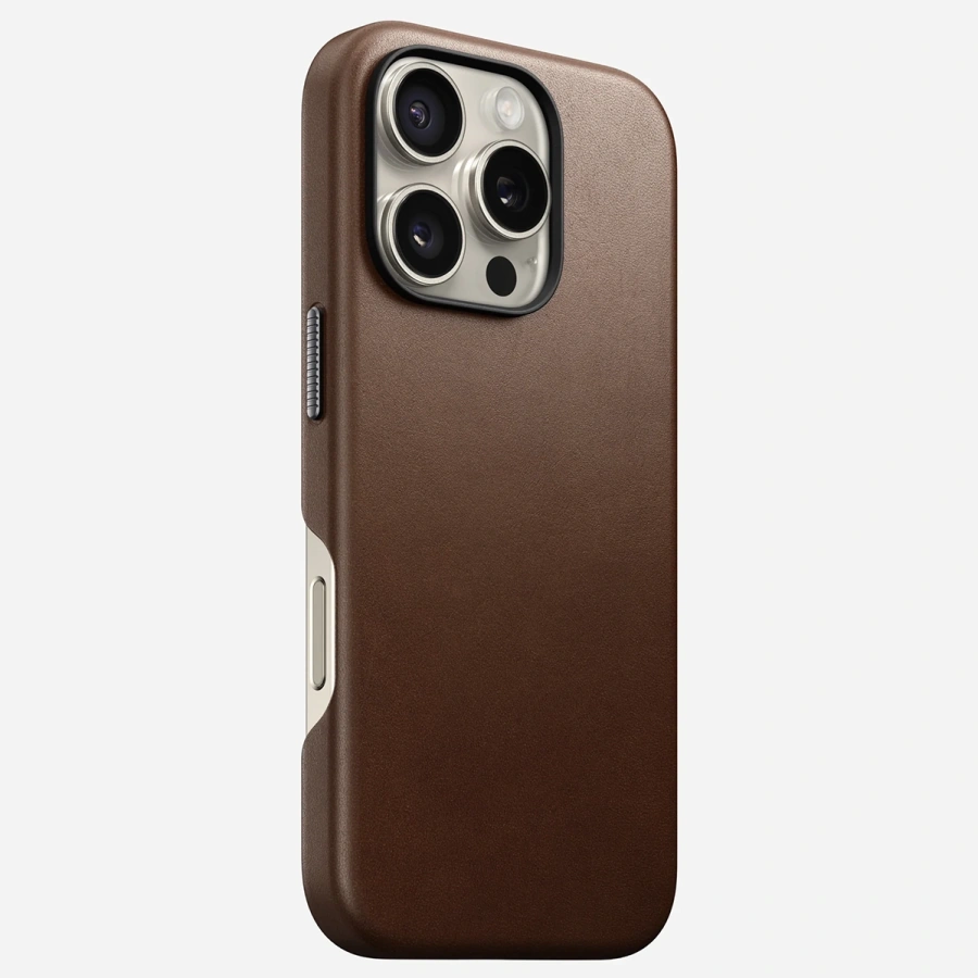 Чохол Nomad Traditional Leather Case for iPhone 16 Pro - Brown (NM01392385)